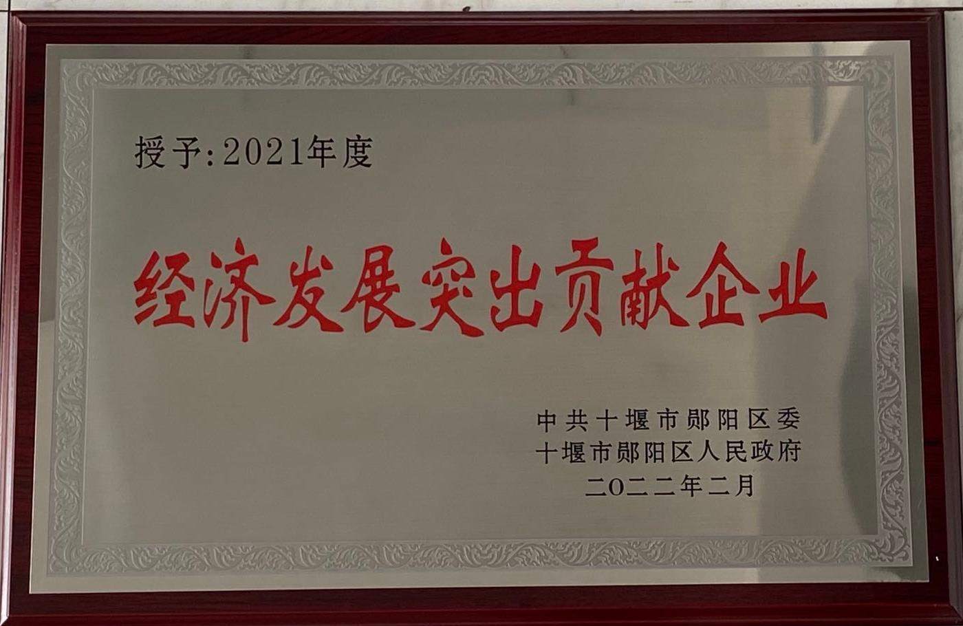 經濟(ji)發展(zhan)突出(chu)貢獻(xian)企業(ye)